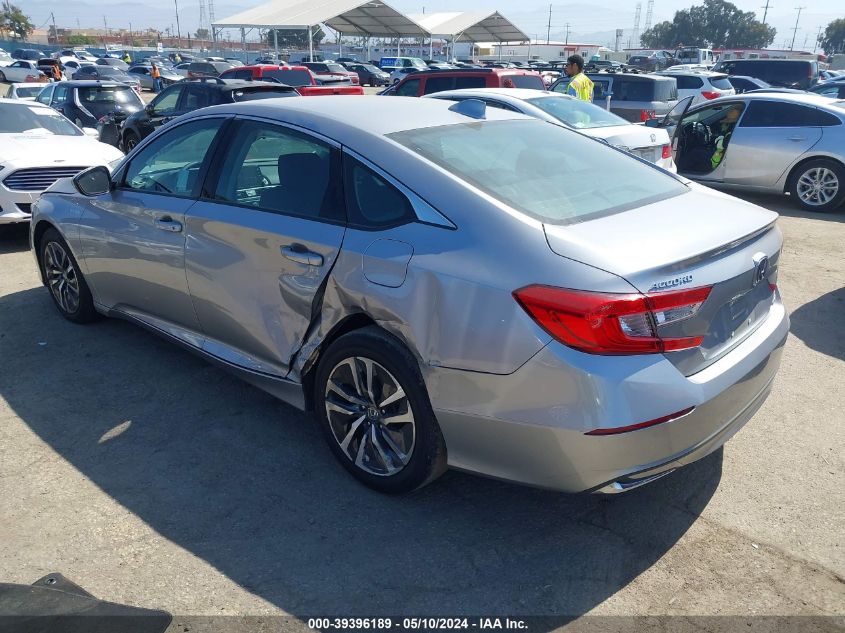 2021 Honda Accord Hybrid VIN: 1HGCV3F10MA002820 Lot: 39396189