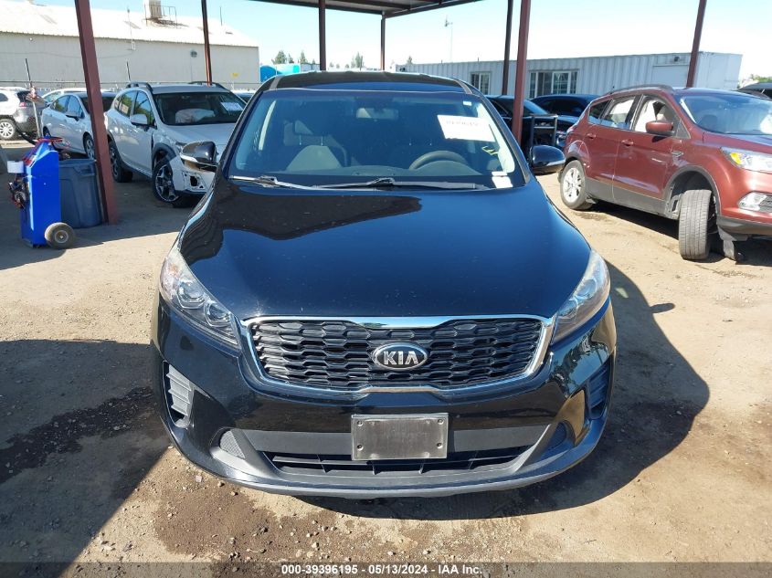 2019 Kia Sorento 2.4L Lx VIN: 5XYPG4A38KG456254 Lot: 39396195