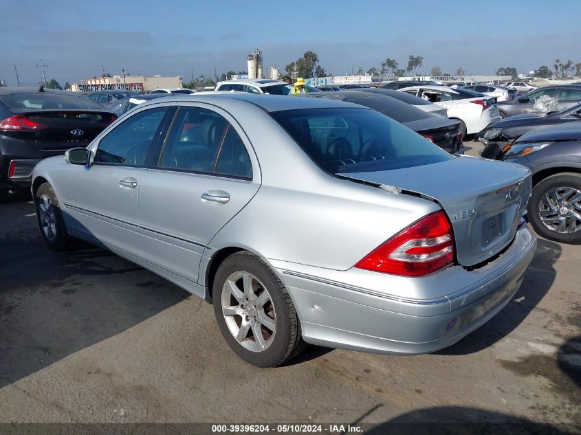 2007 Mercedes-Benz C 280 Luxury VIN: WDBRF54H97F853571 Lot: 39396204