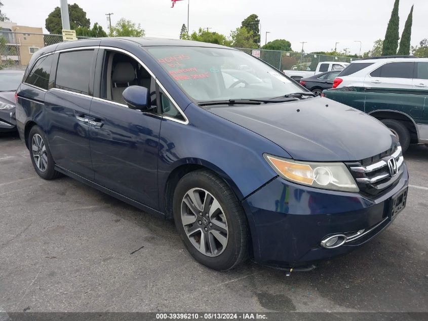 2015 Honda Odyssey Touring/Touring Elite VIN: 5FNRL5H92FB079048 Lot: 39396210