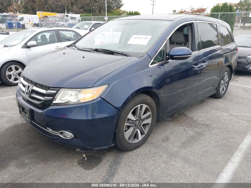 2015 Honda Odyssey Touring/Touring Elite VIN: 5FNRL5H92FB079048 Lot: 39396210