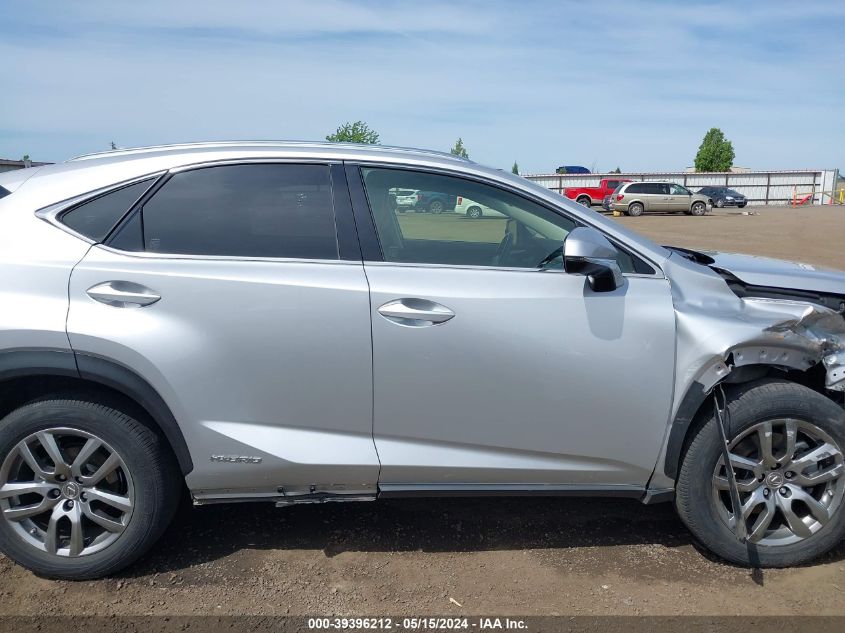 2016 Lexus Nx 300H VIN: JTJBJRBZ6G2030380 Lot: 39396212