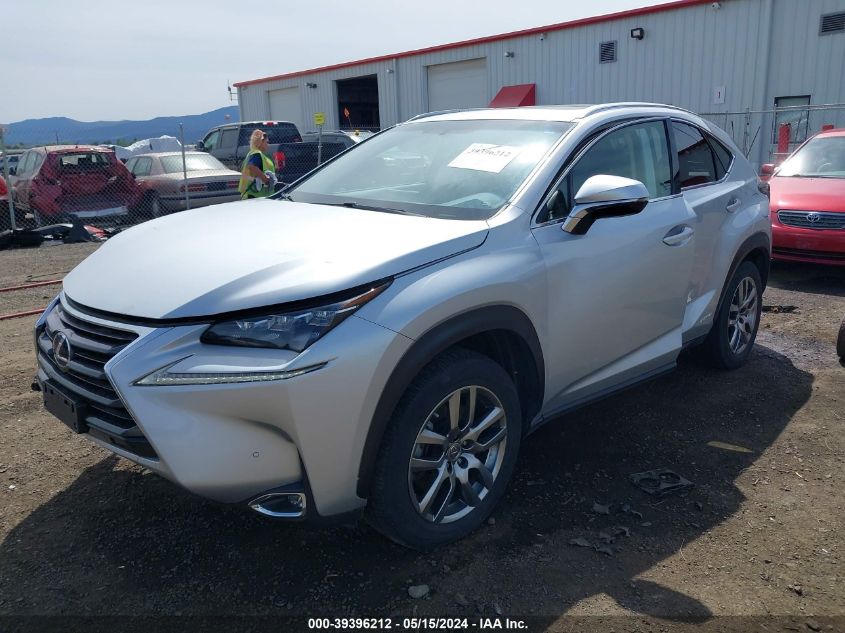 2016 Lexus Nx 300H VIN: JTJBJRBZ6G2030380 Lot: 39396212