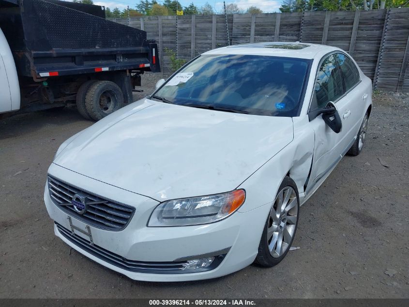 2016 Volvo S80 T5 Drive-E VIN: YV140MAK7G1197157 Lot: 39396214