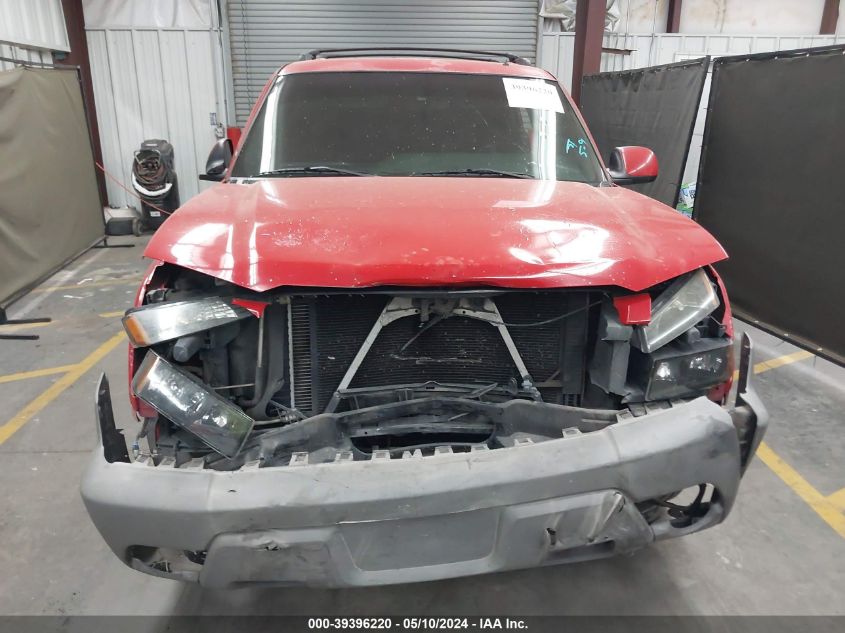 2002 Chevrolet Avalanche 1500 VIN: 3GNEC13T32G110653 Lot: 39396220