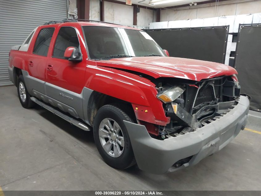 2002 Chevrolet Avalanche 1500 VIN: 3GNEC13T32G110653 Lot: 39396220