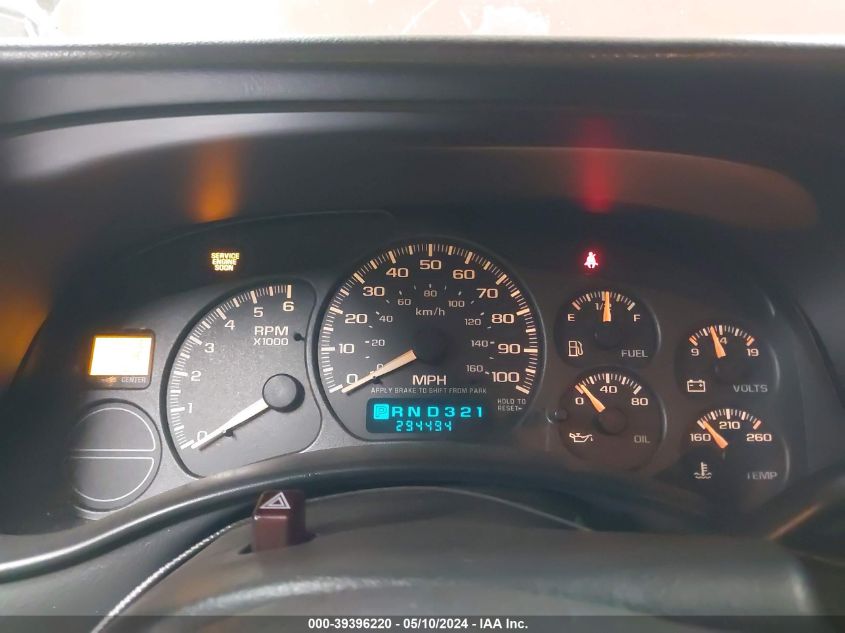 2002 Chevrolet Avalanche 1500 VIN: 3GNEC13T32G110653 Lot: 39396220