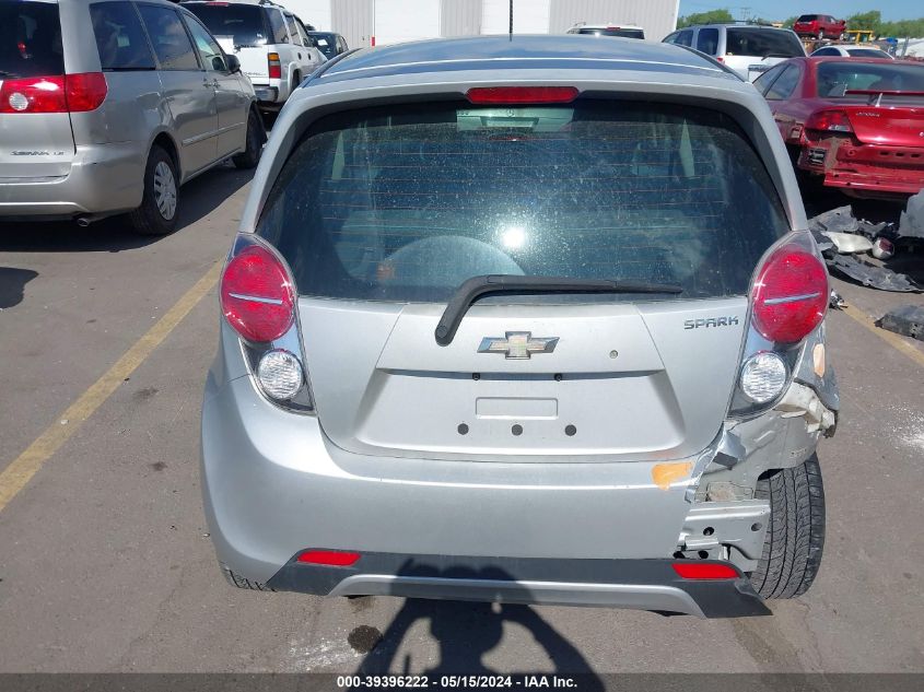 2015 Chevrolet Spark 1Lt Manual VIN: KL8CC6S96FC806413 Lot: 39396222