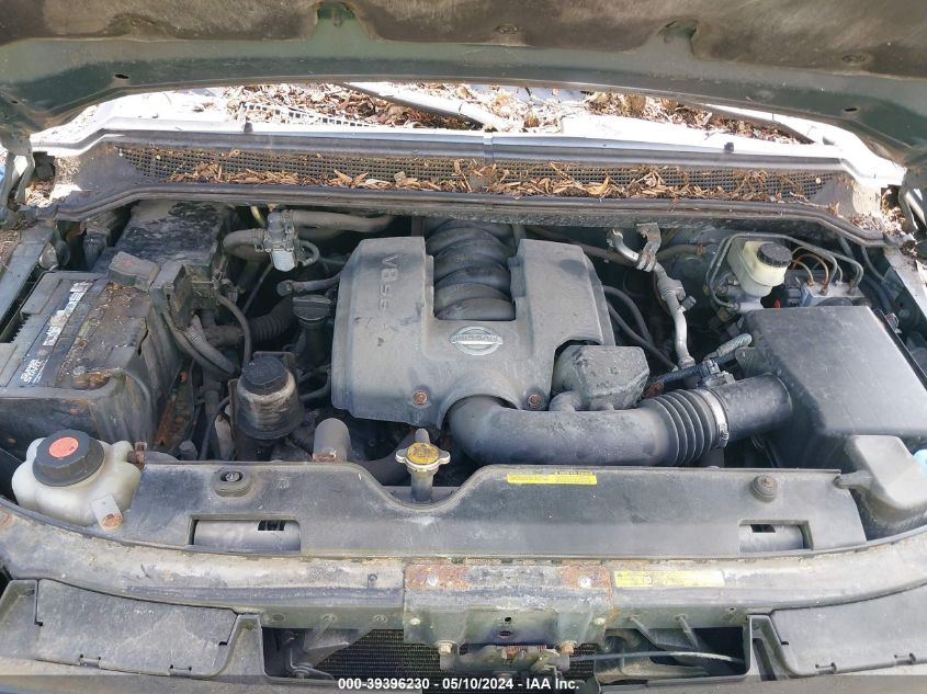 2004 Nissan Titan Xe VIN: 1N6AA06B04N511286 Lot: 39396230