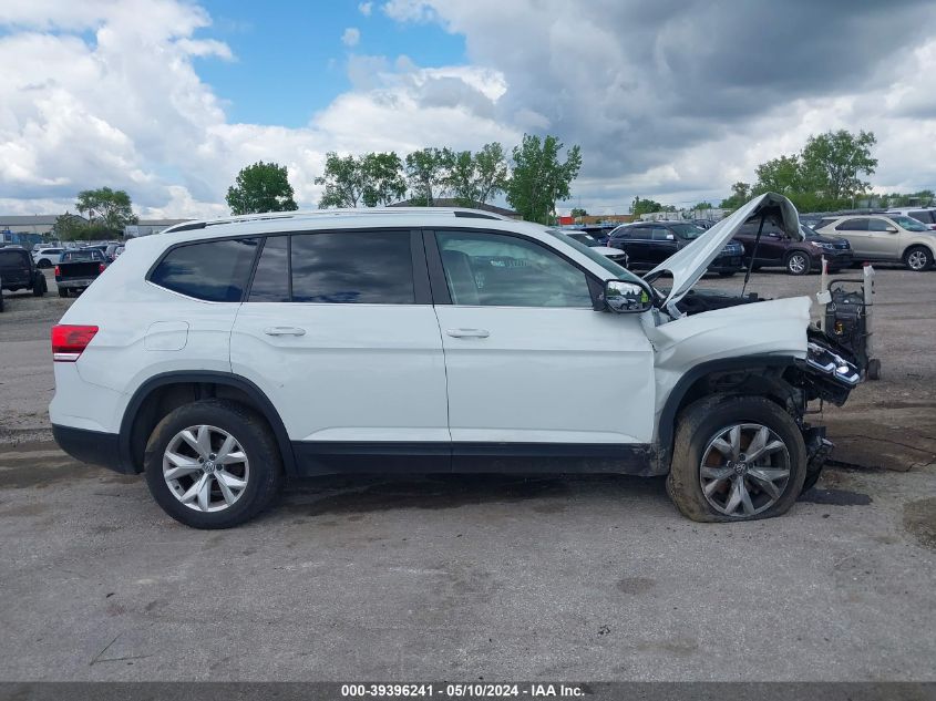 2018 Volkswagen Atlas 3.6L V6 Se VIN: 1V2KR2CA1JC566584 Lot: 39396241