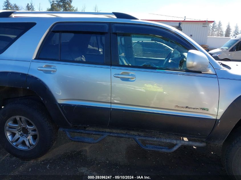 2003 Toyota 4Runner Sr5 Sport V8 VIN: JTEBT14R630001703 Lot: 39396247