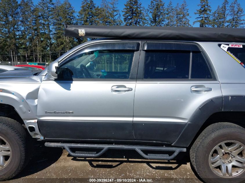 2003 Toyota 4Runner Sr5 Sport V8 VIN: JTEBT14R630001703 Lot: 39396247