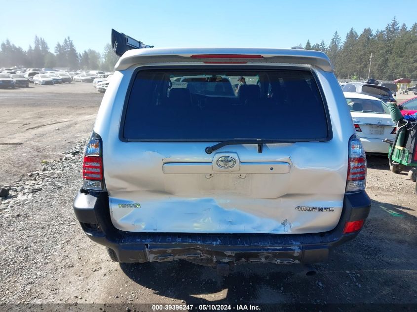 2003 Toyota 4Runner Sr5 Sport V8 VIN: JTEBT14R630001703 Lot: 39396247