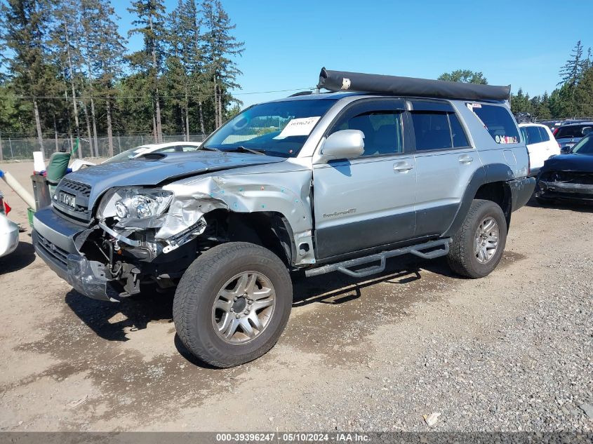 2003 Toyota 4Runner Sr5 Sport V8 VIN: JTEBT14R630001703 Lot: 39396247