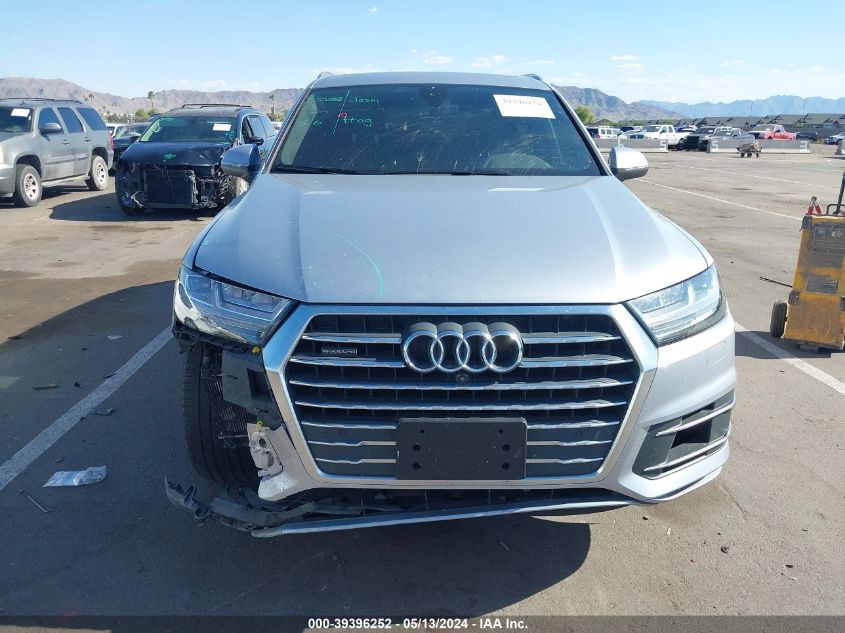 2018 Audi Q7 3.0T Premium VIN: WA1LAAF73JD048844 Lot: 39396252