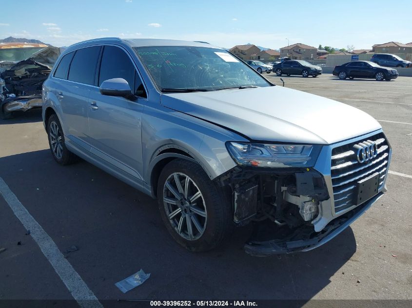 2018 Audi Q7 3.0T Premium VIN: WA1LAAF73JD048844 Lot: 39396252