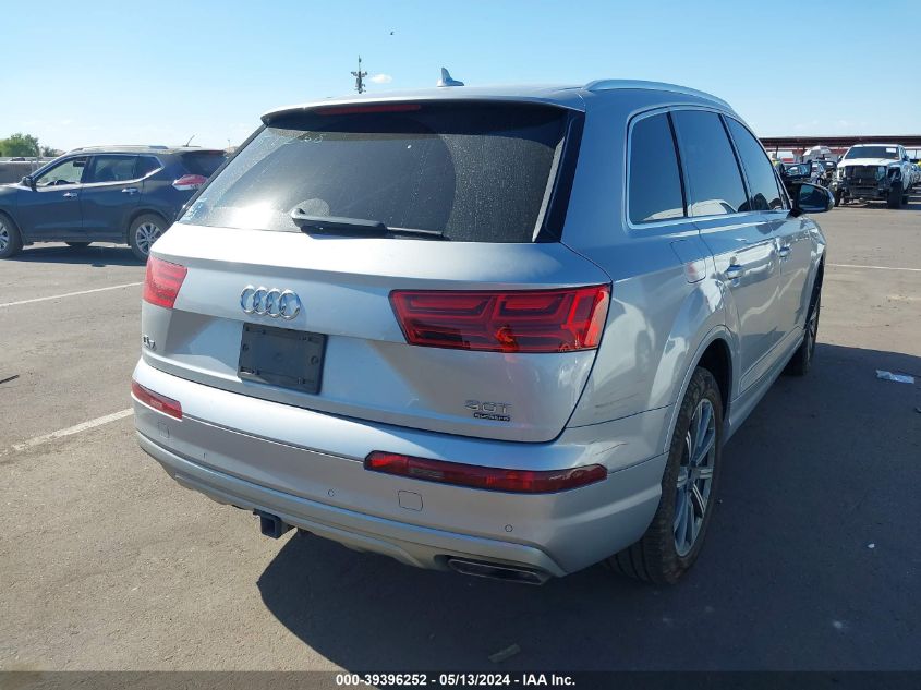 2018 Audi Q7 3.0T Premium VIN: WA1LAAF73JD048844 Lot: 39396252