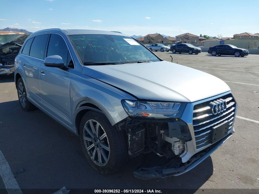 2018 Audi Q7 3.0T Premium VIN: WA1LAAF73JD048844 Lot: 39396252