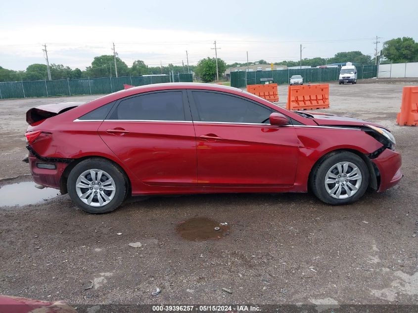 2012 Hyundai Sonata Gls VIN: 5NPEB4AC9CH325916 Lot: 39396257