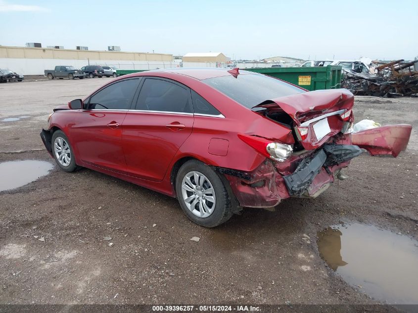 2012 Hyundai Sonata Gls VIN: 5NPEB4AC9CH325916 Lot: 39396257