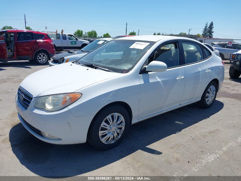 2007 Hyundai Elantra Gls/Limited/Se VIN: KMHDU46D57U152734 Lot: 39396261