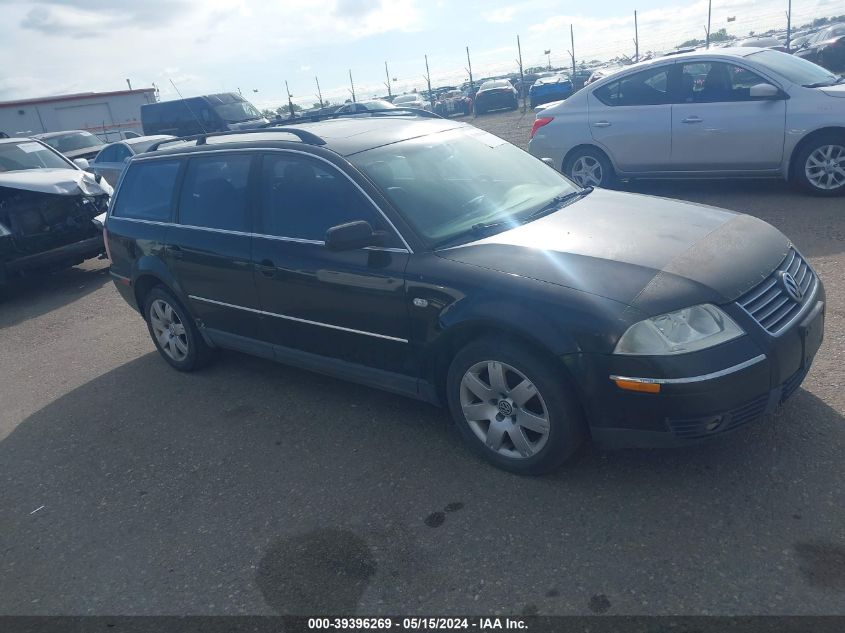 2003 Volkswagen Passat Glx VIN: WVWYH63B63E025505 Lot: 39396269