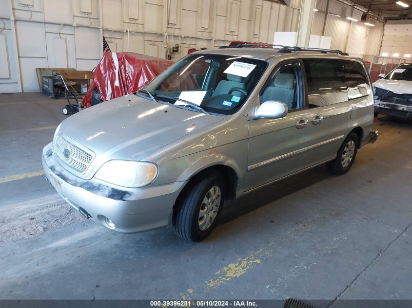 2005 Kia Sedona Ex/Lx VIN: KNDUP132956733717 Lot: 39396281