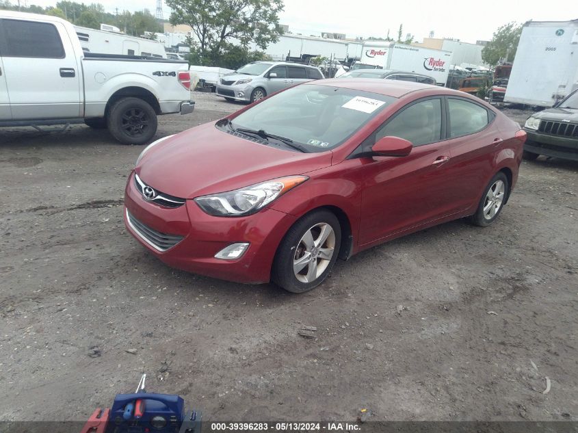 2013 Hyundai Elantra Gls/Limited VIN: 5NPDH4AE1DH420483 Lot: 39396283