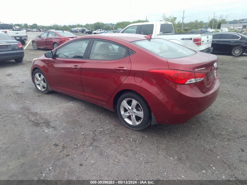 2013 Hyundai Elantra Gls/Limited VIN: 5NPDH4AE1DH420483 Lot: 39396283