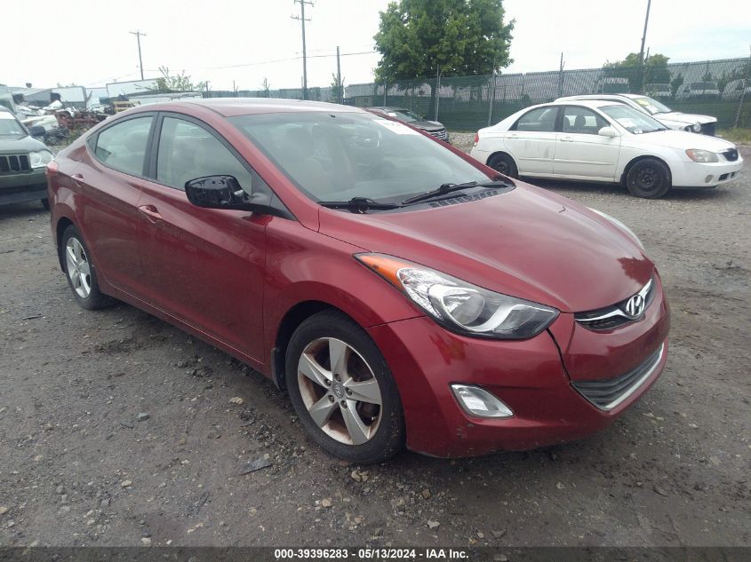 2013 Hyundai Elantra Gls/Limited VIN: 5NPDH4AE1DH420483 Lot: 39396283