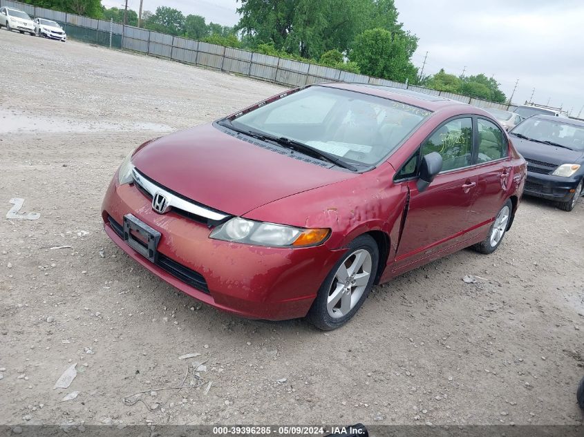 2006 Honda Civic Ex VIN: 1HGFA15896L095257 Lot: 39396285