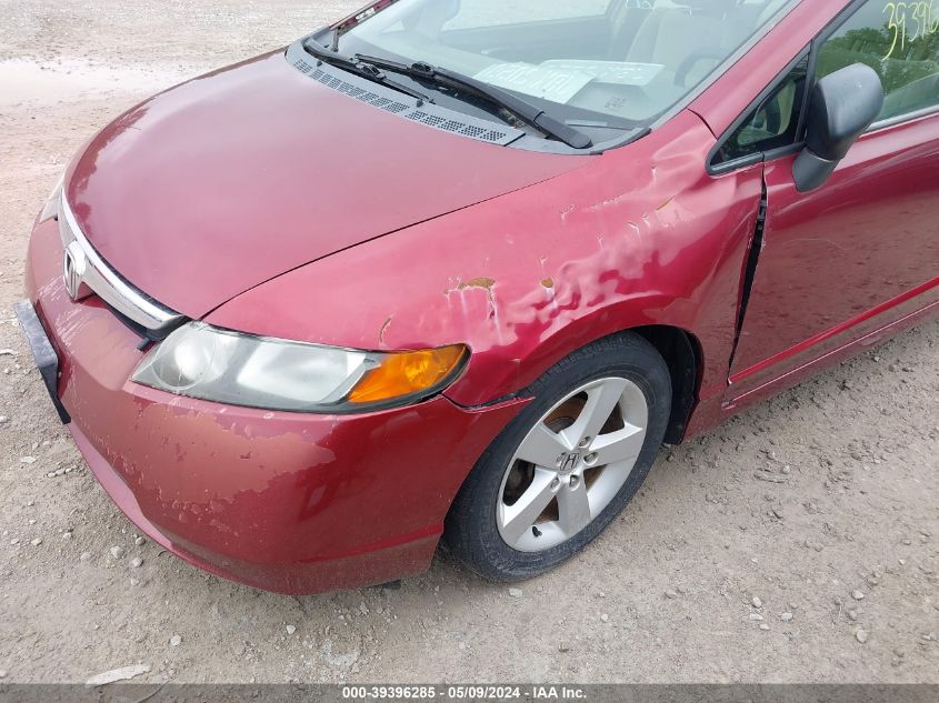 2006 Honda Civic Ex VIN: 1HGFA15896L095257 Lot: 39396285