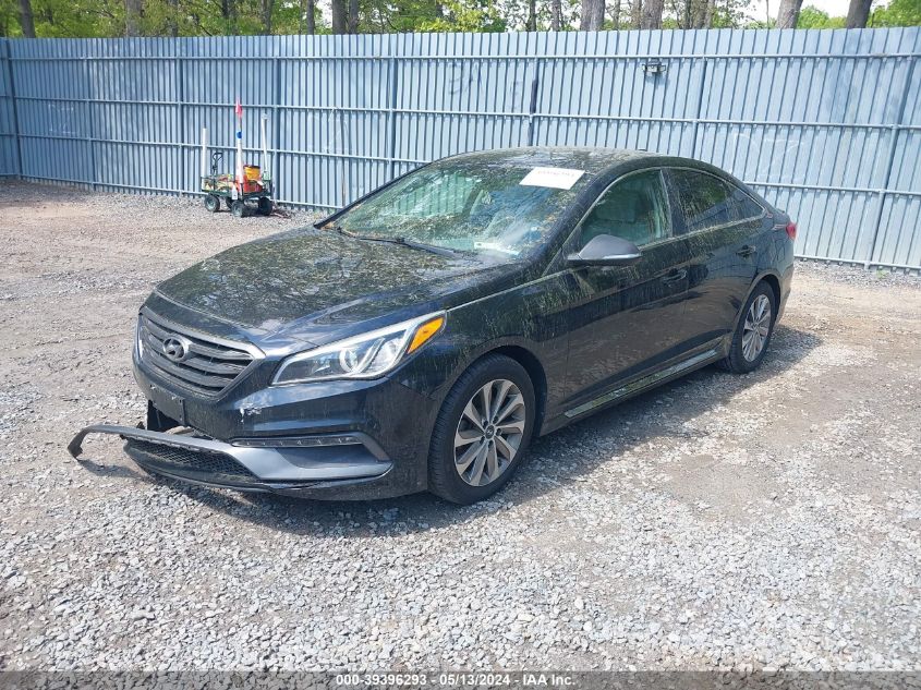 2017 Hyundai Sonata Sport VIN: 5NPE34AF3HH453972 Lot: 39396293