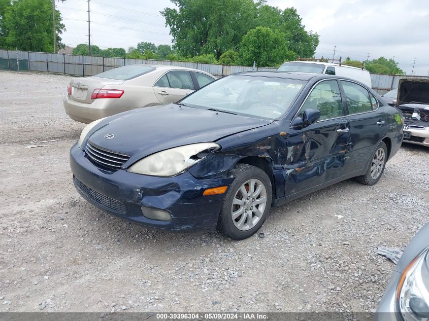 2004 Lexus Es 330 VIN: JTHBA30G445029058 Lot: 39396304