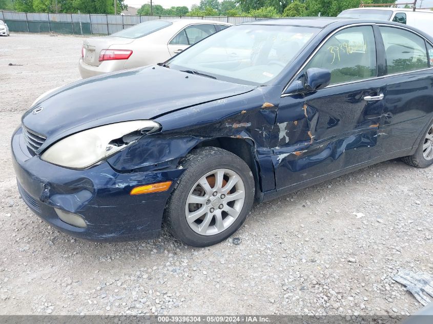 2004 Lexus Es 330 VIN: JTHBA30G445029058 Lot: 39396304