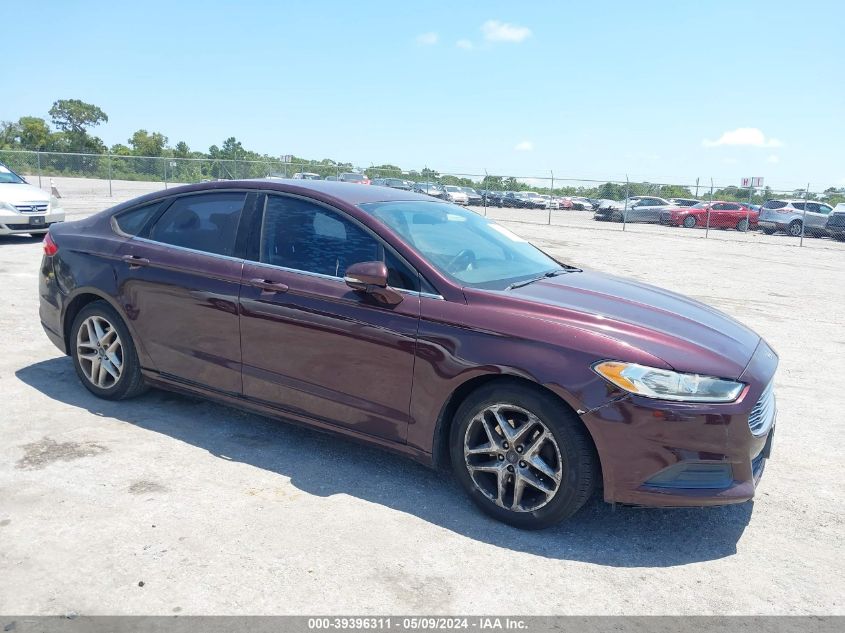 2013 Ford Fusion Se VIN: 3FA6P0H75DR262034 Lot: 39396311