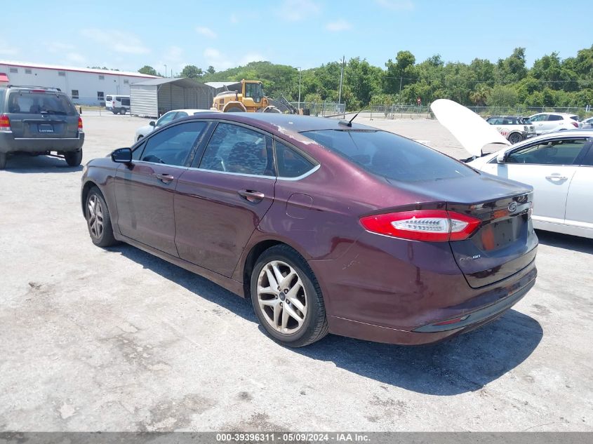 2013 Ford Fusion Se VIN: 3FA6P0H75DR262034 Lot: 39396311