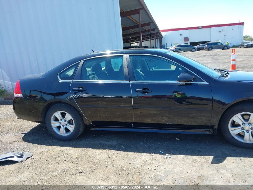 2012 Chevrolet Impala Ls VIN: 2G1WF5E35C1126087 Lot: 39396312