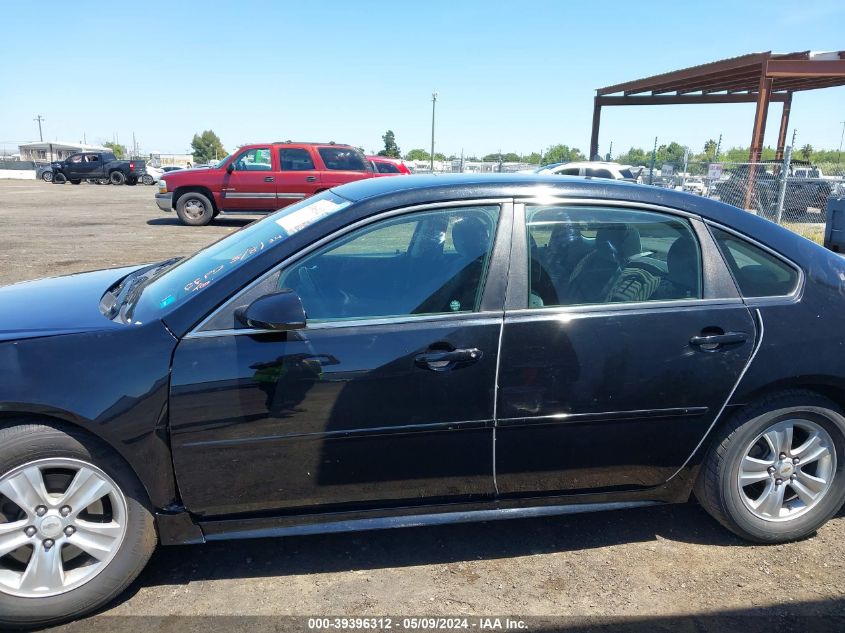 2012 Chevrolet Impala Ls VIN: 2G1WF5E35C1126087 Lot: 39396312