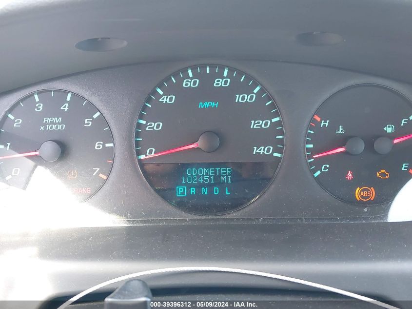 2012 Chevrolet Impala Ls VIN: 2G1WF5E35C1126087 Lot: 39396312