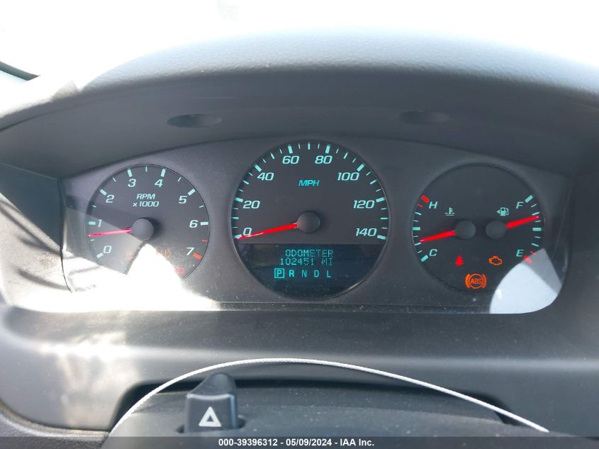 2012 Chevrolet Impala Ls VIN: 2G1WF5E35C1126087 Lot: 39396312