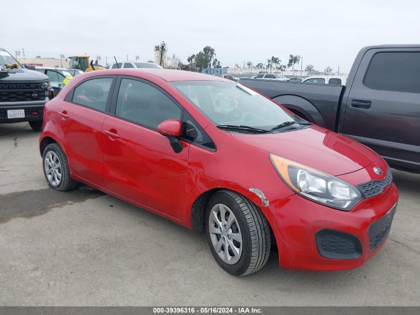 2014 Kia Rio Lx VIN: KNADM5A33E6373370 Lot: 39396316