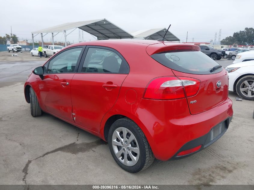 2014 Kia Rio Lx VIN: KNADM5A33E6373370 Lot: 39396316