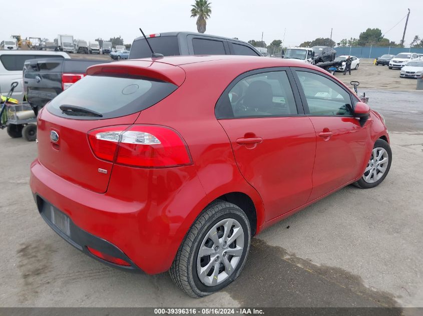 2014 Kia Rio Lx VIN: KNADM5A33E6373370 Lot: 39396316