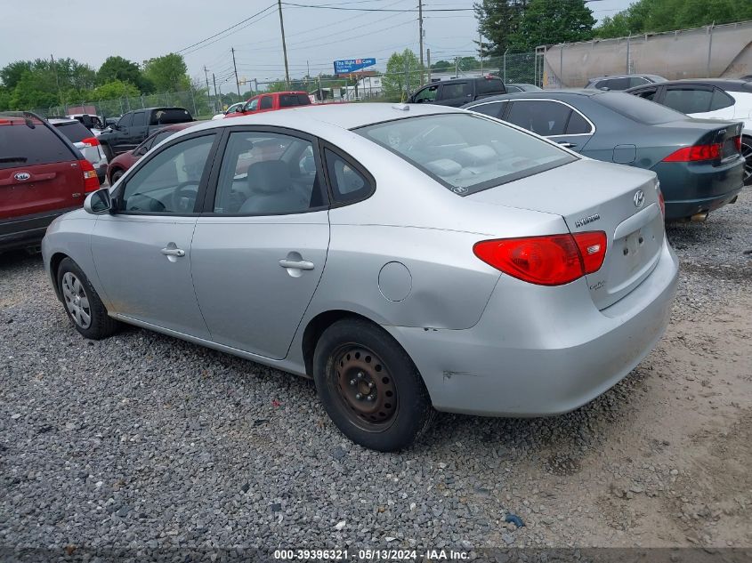 2007 Hyundai Elantra Gls/Limited/Se VIN: KMHDU46D97U161386 Lot: 39396321