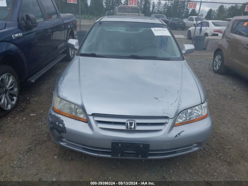 2001 Honda Accord 3.0 Ex VIN: 1HGCG16591A007950 Lot: 39396324