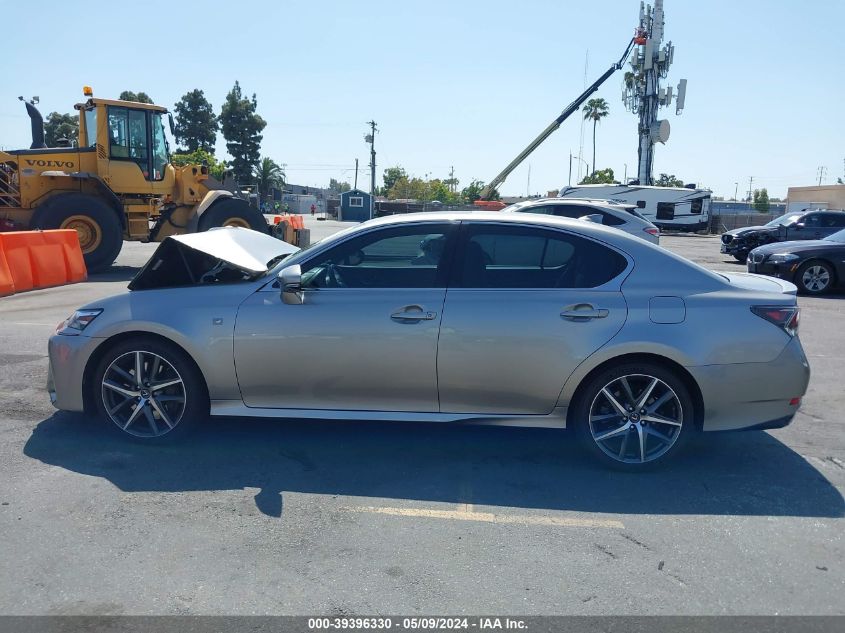 2016 Lexus Gs 350 F Sport VIN: JTHBZ1BL1GA006291 Lot: 39396330