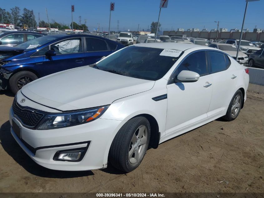 2015 Kia Optima Lx VIN: KNAGM4A71F5529973 Lot: 39396341