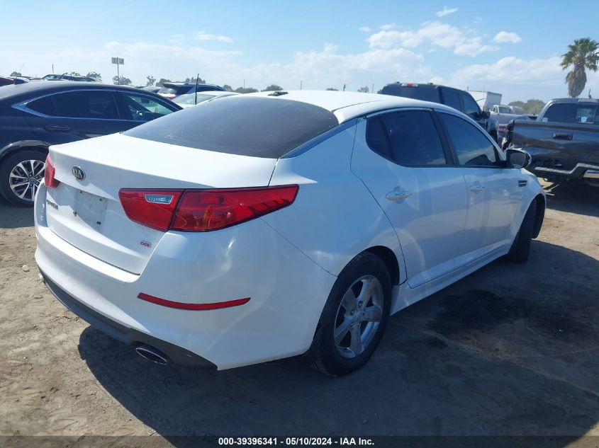 2015 Kia Optima Lx VIN: KNAGM4A71F5529973 Lot: 39396341