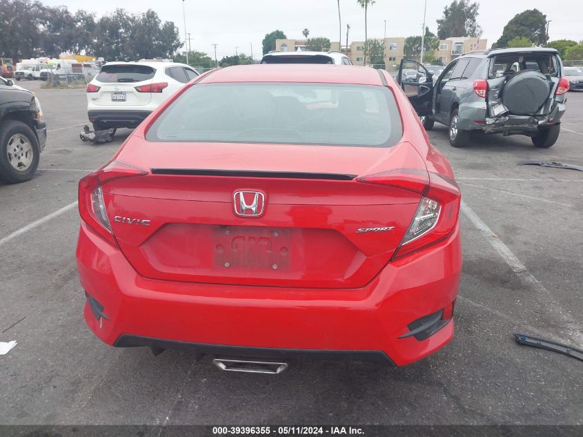 2019 Honda Civic Sport VIN: 2HGFC2F88KH508680 Lot: 39396355